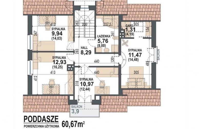 Projekt domu wielorodzinnego Koralgol II N - 