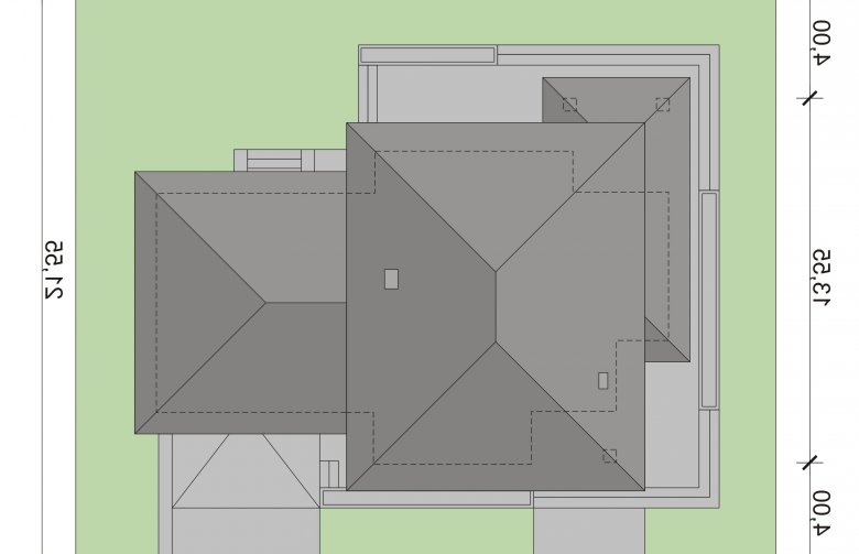 Projekt domu wielorodzinnego Telmun 2 - Usytuowanie - wersja lustrzana