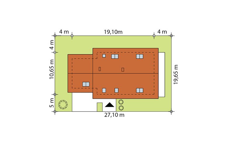 Projekt domu wielorodzinnego Magnus - Usytuowanie