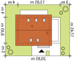 Usytuowanie budynku Nemo 2 w wersji lustrzanej