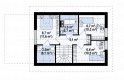 Projekt domu z poddaszem Z227 - 