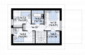 Projekt domu z poddaszem Z227 - 