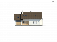 Elewacja projektu Z318 - 1 - wersja lustrzana