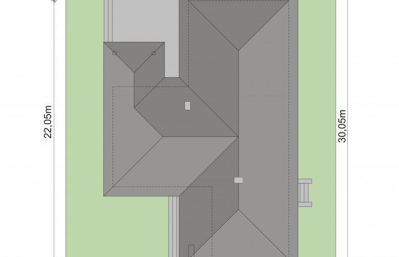 Projekt domu dwurodzinnego Jeremiasz 2 PS - Usytuowanie