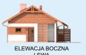 Projekt domu parterowego RIWIERA - elewacja 2