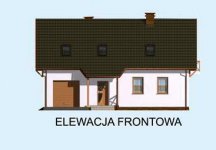 Elewacja projektu LAMIA szkielet drewniany - 1