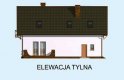 Projekt domu jednorodzinnego LAMIA szkielet drewniany - elewacja 3
