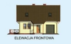 Elewacja projektu KATANIA szkielet drewniany - 1