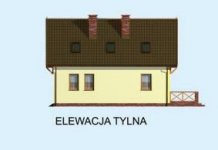 Elewacja projektu KATANIA szkielet drewniany - 3