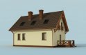 Projekt domu jednorodzinnego KATANIA szkielet drewniany - wizualizacja 3