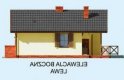 Projekt domu letniskowego AURORA szkielet drewniany, dom letniskowy - elewacja 2