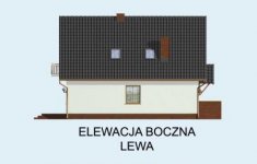 Elewacja projektu ACAPULCO szkielet drewniany - 2