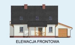 Elewacja projektu ATLANTA szkielet drewniany - 1