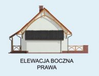 Elewacja projektu ATLANTA szkielet drewniany - 4