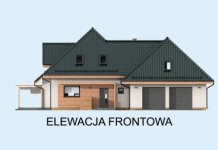 Elewacja projektu VITORIA projekt domu mieszkalnego - 1