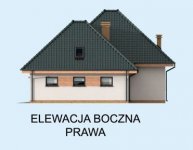 Elewacja projektu VITORIA projekt domu mieszkalnego - 4