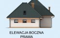 Projekt domu z poddaszem VITORIA projekt domu mieszkalnego - elewacja 4