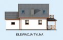 Projekt domu jednorodzinnego ORLEAN 5 dom letniskowy z poddaszem - elewacja 3