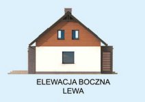 Elewacja projektu AVALON szkielet drewniany, dom mieszkalny jednorodzinny z poddaszem użytkowym - 2