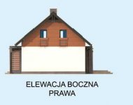 Elewacja projektu AVALON szkielet drewniany, dom mieszkalny jednorodzinny z poddaszem użytkowym - 4