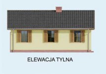 Elewacja projektu AROSA szkielet drewniany, dom letniskowy - 3