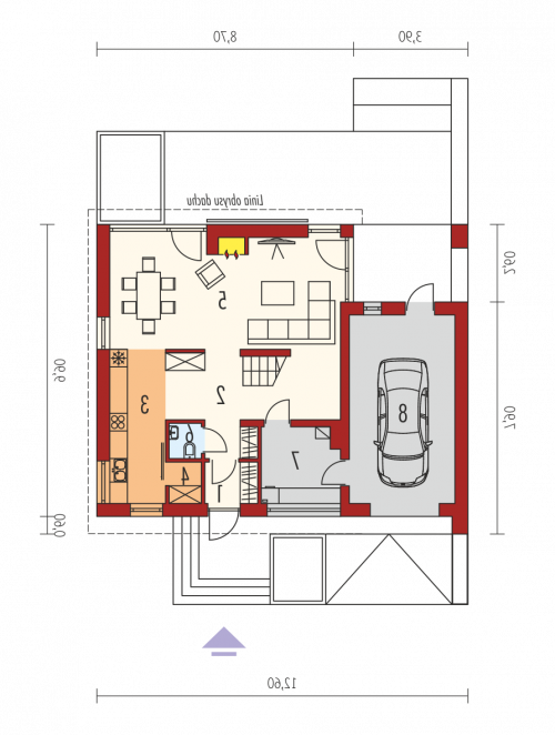 PARTER E14 G1 ECONOMIC - wersja lustrzana