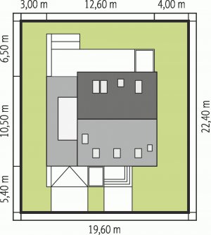 Usytuowanie budynku E14 G1 ECONOMIC