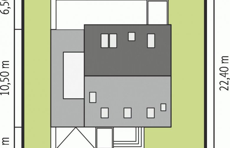 Projekt domu wielorodzinnego E14 G1 ECONOMIC - Usytuowanie