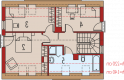 Projekt domu wielorodzinnego E1 (wersja A) MULTI-COMFORT - poddasze