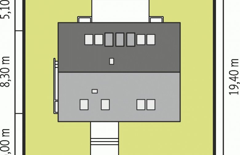 Projekt domu wielorodzinnego E1 (wersja A) MULTI-COMFORT - Usytuowanie