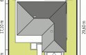 Projekt domu dwurodzinnego Dominik II G2 (wersja B) - usytuowanie