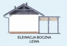 Elewacja projektu MELILLA dom letniskowy - 2