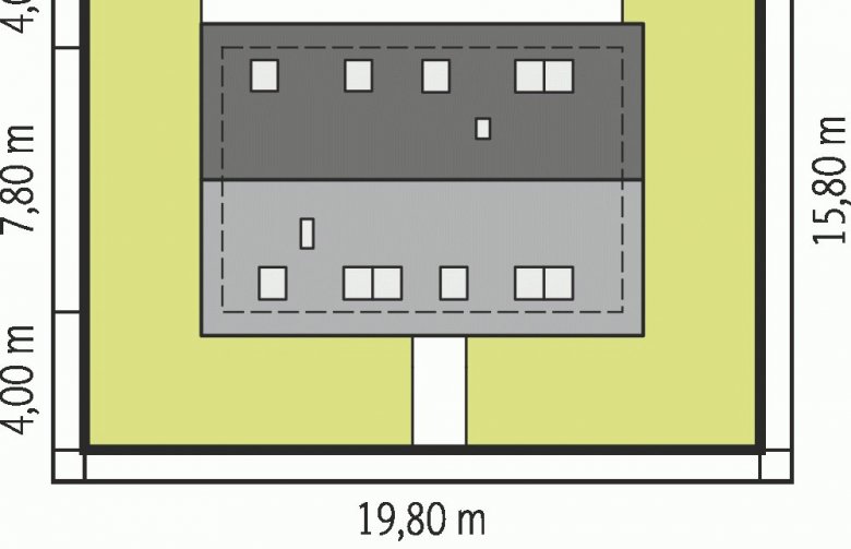 Projekt domu wielorodzinnego E2 II ECONOMIC (wersja B) - Usytuowanie