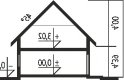 Projekt domu wielorodzinnego E2 II ECONOMIC (wersja B) - przekrój 1