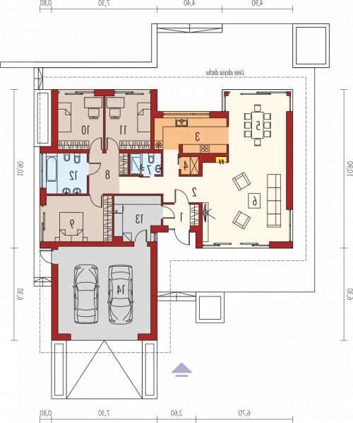 PARTER Dominik G2 (wersja B) MULTI-COMFORT - wersja lustrzana