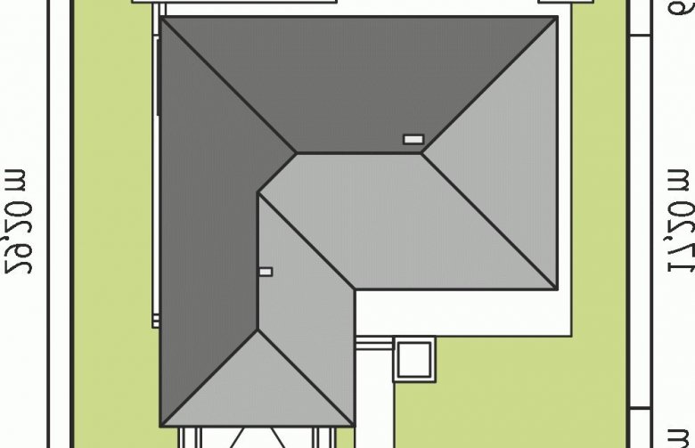 Projekt domu dwurodzinnego Dominik G2 (wersja B) MULTI-COMFORT - Usytuowanie - wersja lustrzana