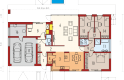 Projekt domu z poddaszem EX 11 G2 (wersja D) - parter