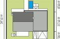 Projekt domu z poddaszem EX 11 G2 (wersja D) - usytuowanie - wersja lustrzana