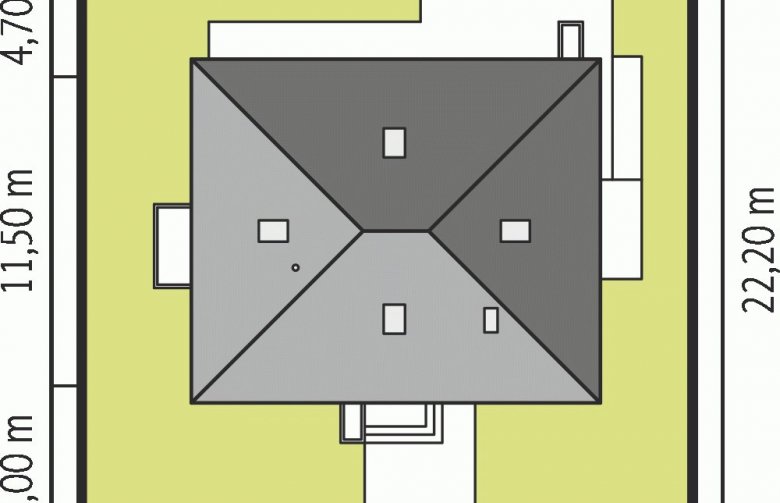 Projekt domu dwurodzinnego Flo II - Usytuowanie