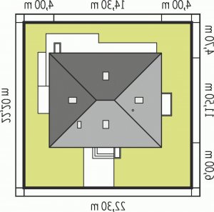 Usytuowanie budynku Flo II w wersji lustrzanej