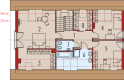 Projekt domu wielorodzinnego Benjamin G1 MULTI-COMFORT - poddasze