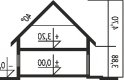 Projekt domu wielorodzinnego Benjamin G1 MULTI-COMFORT - przekrój 1