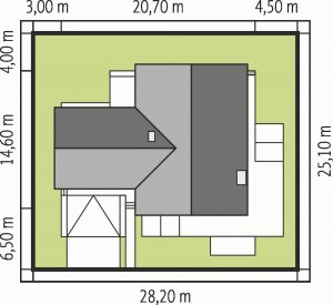 Usytuowanie budynku India G2 (wersja B)