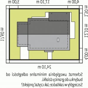 Usytuowanie budynku Kornel VI (z wiatą) ENERGO w wersji lustrzanej