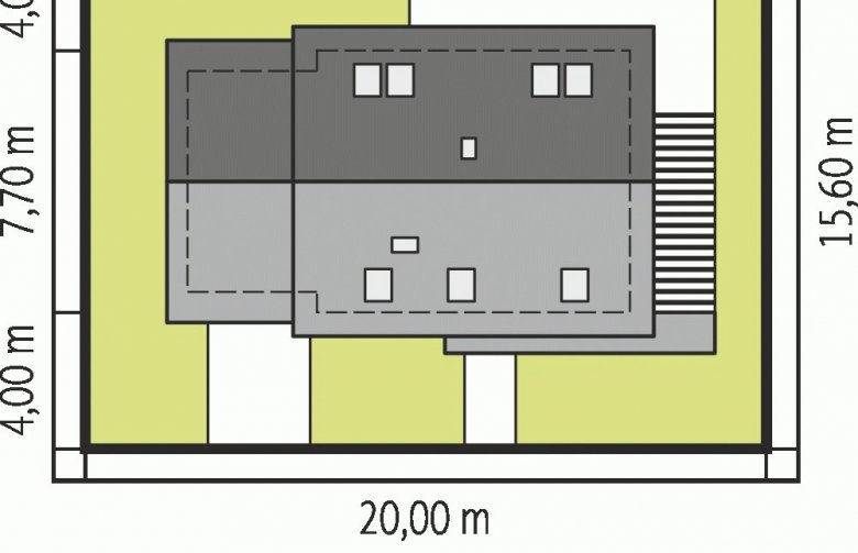 Projekt domu wielorodzinnego Lea II (z wiatą) - Usytuowanie