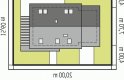 Projekt domu wielorodzinnego Lea II (z wiatą) - usytuowanie - wersja lustrzana