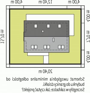 Usytuowanie budynku Liv 7 w wersji lustrzanej