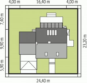 Usytuowanie budynku Ariel G1 ENERGO