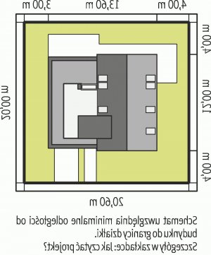 Usytuowanie budynku Markus G1 ENERGO PLUS w wersji lustrzanej