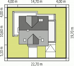 Usytuowanie budynku Mati III G1 Mocca